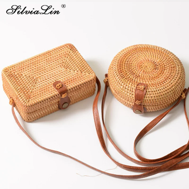 SilviaLin Square Round Mulit Style Straw Bag Handbags Women Summer Rattan Bag Handmade Woven Beach Circle Bohemia Handbag
SilviaLin Square Round Mulit Style Straw Bag Handbags Women Summer Rattan Bag Handmade Woven Beach Circle Bohemia Handbag