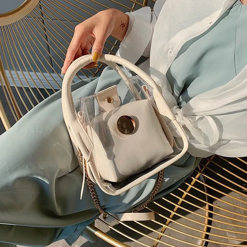 PVC Transparent Crossbody Bags For Women 2019 Luxury Handbags Women Bags Designer Totes Summer Small Shoulder Messenger Bags
PVC Transparent Crossbody Bags For Women 2019 Luxury Handbags Women Bags Designer Totes Summer Small Shoulder Messenger Bags