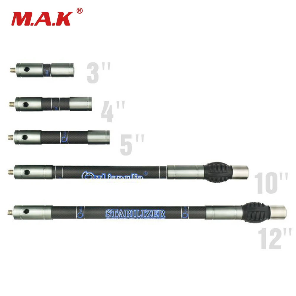 3/4/5/10/12inch Recurve Bow Balance Bar Side Rod Bow Stabilizer Reduce Shock for Recurve Bow Compound Bow Archery Shooting
3/4/5/10/12inch Recurve Bow Balance Bar Side Rod Bow Stabilizer Reduce Shock for Recurve Bow Compound Bow Archery Shooting