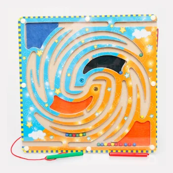 Children Double Wood Magnetic Maze Game Magnetic Pen Labyrinth Board Wooden Early Educational Toy for Baby Kids Free Shipping
Children Double Wood Magnetic Maze Game Magnetic Pen Labyrinth Board Wooden Early Educational Toy for Baby Kids Free Shipping