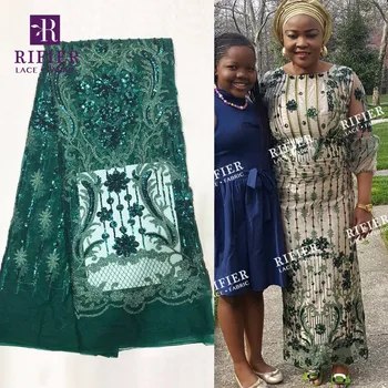 2018 High Quality African Sequins Lace Fabric Green For India Nigerian Women Evening Dresses Material French Sequined Tulle Lace
2018 High Quality African Sequins Lace Fabric Green For India Nigerian Women Evening Dresses Material French Sequined Tulle Lace