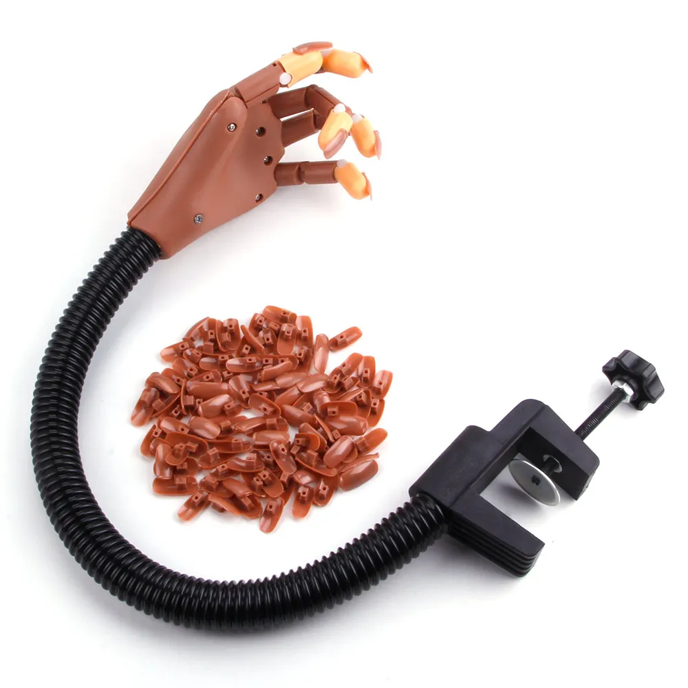 Professional 1Pc Practice Hand+100Pcs Nail Tips DIY 3D Nail Printer Practice Tool Flexible Movable False Hands for Nail Manicure
Professional 1Pc Practice Hand+100Pcs Nail Tips DIY 3D Nail Printer Practice Tool Flexible Movable False Hands for Nail Manicure