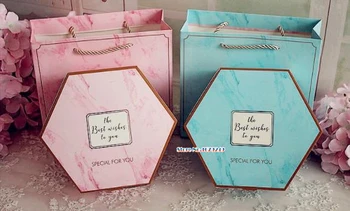 19*16.5*6CMHexagon large Marble design paper Packing box, Cake boxes, Cookie baking Biscuits, nuts, tea Packaging box 50pcs/lot
19*16.5*6CMHexagon large Marble design paper Packing box, Cake boxes, Cookie baking Biscuits, nuts, tea Packaging box 50pcs/lot