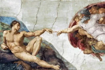 Home Decor The Creation Of Adam by Michelangelo-Silk Art Poster Wall Sticker Decoration Gift
Home Decor The Creation Of Adam by Michelangelo-Silk Art Poster Wall Sticker Decoration Gift