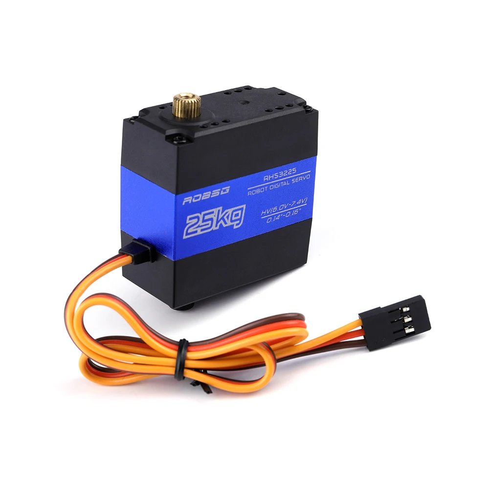 RHS3225 Digital Servo 180 degree 25KG High Torque Metal Gear for RC Baja Car Truck Boat Airplane Robot Parts
RHS3225 Digital Servo 180 degree 25KG High Torque Metal Gear for RC Baja Car Truck Boat Airplane Robot Parts