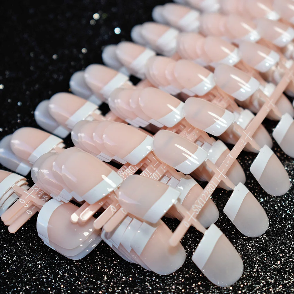 Wholesale 10 sets Natural Light Pink White French Fake Nails Full Cover Simple Beauty Manicure faux ongle False Nail for Office
Wholesale 10 sets Natural Light Pink White French Fake Nails Full Cover Simple Beauty Manicure faux ongle False Nail for Office