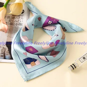 Fashion Printed Small Square Silk Scarf Bandana Neckerchief 100% Silk Twill Scarf Foulard Women Top Grade Silk Scarves & Wraps
Fashion Printed Small Square Silk Scarf Bandana Neckerchief 100% Silk Twill Scarf Foulard Women Top Grade Silk Scarves & Wraps