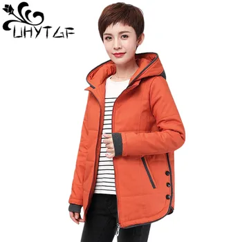 UHYTGF Winter Jacket Women Parkas Hooded Coat Thick Down Cotton Warm Female Jacket Fashion Wadded Coat Outwear Plus Size 5XL 105
UHYTGF Winter Jacket Women Parkas Hooded Coat Thick Down Cotton Warm Female Jacket Fashion Wadded Coat Outwear Plus Size 5XL 105
