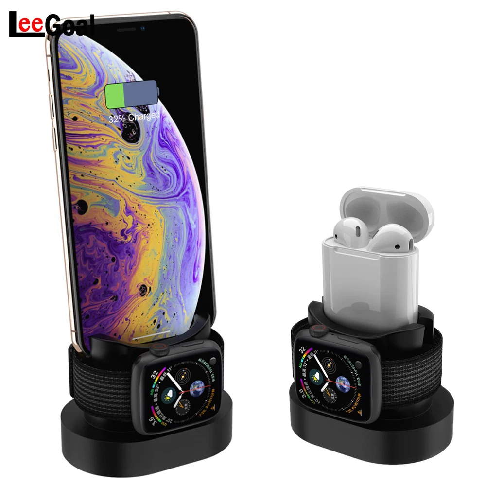 3 in 1 Charging Dock Station Soft Silicone Mini Portable Desk Charging Base Stand Holder for AirPods Case+iWatch+iPhone Charger
3 in 1 Charging Dock Station Soft Silicone Mini Portable Desk Charging Base Stand Holder for AirPods Case+iWatch+iPhone Charger