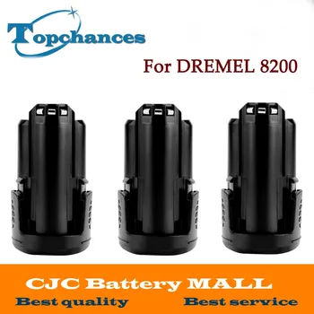 3X High Quality Newest Replacement 12V 2000mAh Li-ion battery for DREMEL 8200, 8220, 8300, B812-01,B812-02
3X High Quality Newest Replacement 12V 2000mAh Li-ion battery for DREMEL 8200, 8220, 8300, B812-01,B812-02
