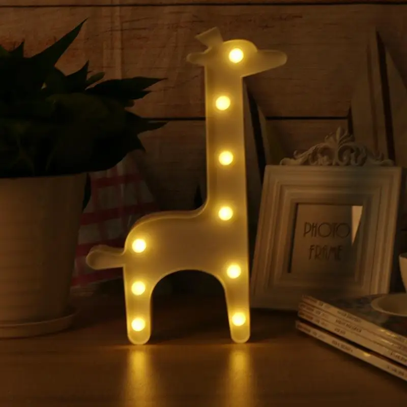 New 3D LED Shine Cute Giraffe Night Lamp Table Light Nightlight for Kids Home Decoration Christmas Birthday Gift
New 3D LED Shine Cute Giraffe Night Lamp Table Light Nightlight for Kids Home Decoration Christmas Birthday Gift