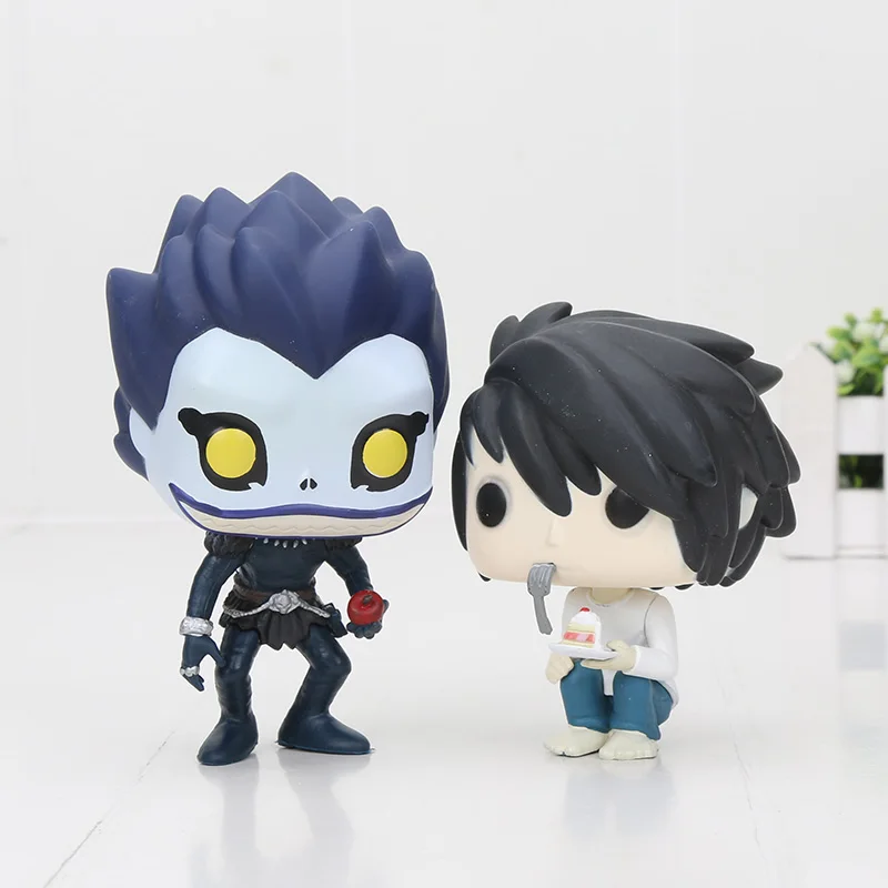 anime Death Note figure toys L Ryuuku L with cake RYUK action Figure Decorative Model Toy Collection Doll children gift
anime Death Note figure toys L Ryuuku L with cake RYUK action Figure Decorative Model Toy Collection Doll children gift
