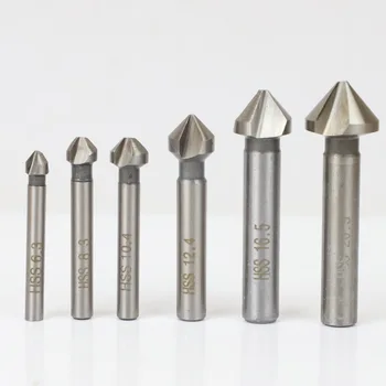 6pcs HSS Chamfer Countersink Chamfer Drill Bit 1/4" Hex Shank 90 Degree Wood Chamfering Cutter 6mm-19mm
6pcs HSS Chamfer Countersink Chamfer Drill Bit 1/4" Hex Shank 90 Degree Wood Chamfering Cutter 6mm-19mm