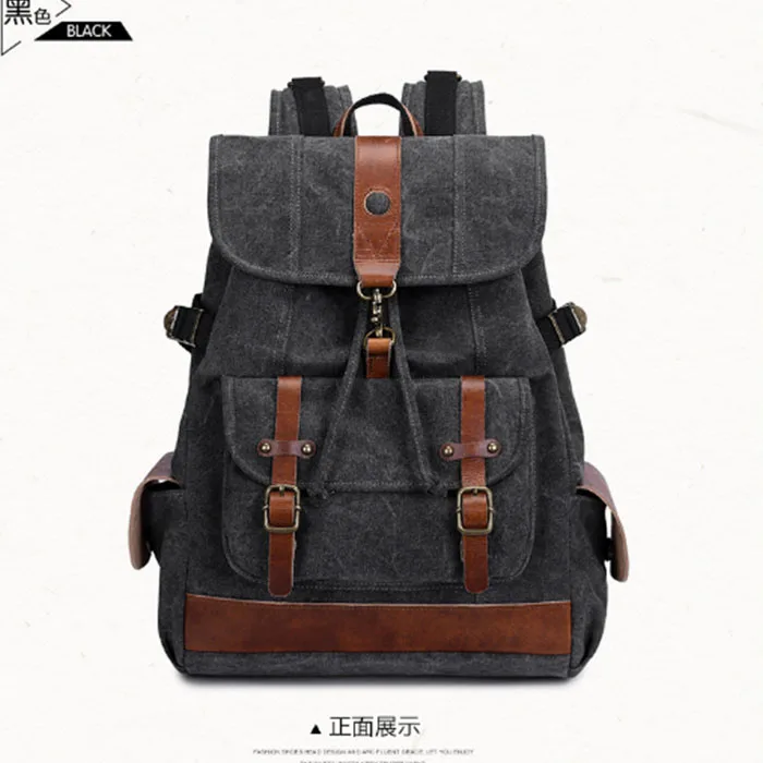 Canvas Backpack Notebook Computer Bag Men Women Waterproof Laptop Backpack College Student Bag for Teenagers black/ArmyGreen
Canvas Backpack Notebook Computer Bag Men Women Waterproof Laptop Backpack College Student Bag for Teenagers black/ArmyGreen