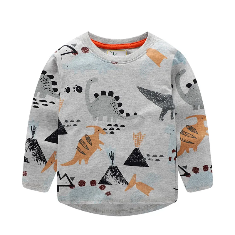 Boys Cotton Long Sleeve T Shirt Brand Cartoon Dinosaur Kids Tops Tees Spring Autumn For 2-7Y Children clothes
Boys Cotton Long Sleeve T Shirt Brand Cartoon Dinosaur Kids Tops Tees Spring Autumn For 2-7Y Children clothes
