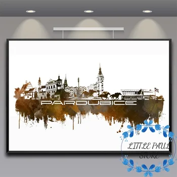 Pardubice skyline city watercolor city art Canvas Poster city map poster Wall Pictures for Living Room No Frame
Pardubice skyline city watercolor city art Canvas Poster city map poster Wall Pictures for Living Room No Frame