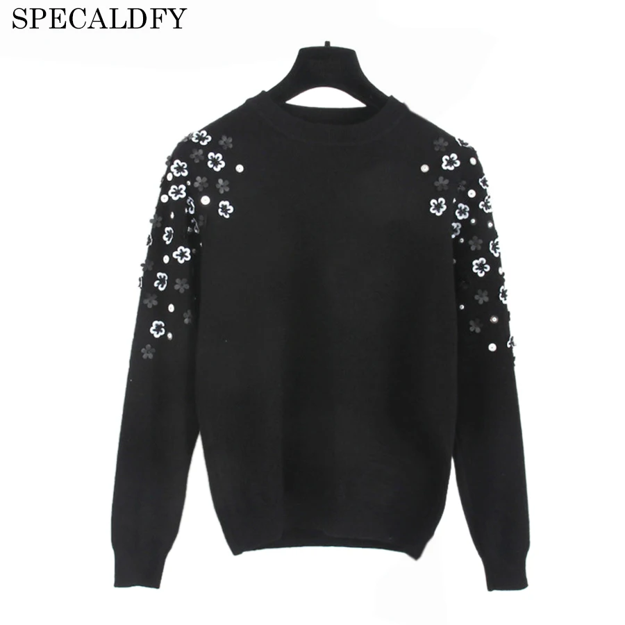 2018 Autumn Winter Sweater Women Sweaters And Pullovers Floral Beading Luxury Brand Designer Runway Sweaters Jumper Pull Femme
2018 Autumn Winter Sweater Women Sweaters And Pullovers Floral Beading Luxury Brand Designer Runway Sweaters Jumper Pull Femme