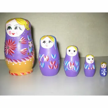 Citygirl Russian Nesting Kid Gift Matryoshka Blank DIY Drawing Wooden Dolls 5pcs/Set
Citygirl Russian Nesting Kid Gift Matryoshka Blank DIY Drawing Wooden Dolls 5pcs/Set