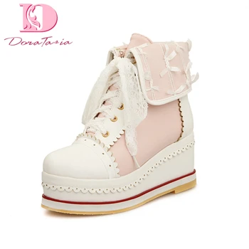 Doratasia Plus Size 32-48 Add Warm Fur Winter Boots Woman Shoes Lace Up High Heels Platform Ankle Boot Female Shoes Woman
Doratasia Plus Size 32-48 Add Warm Fur Winter Boots Woman Shoes Lace Up High Heels Platform Ankle Boot Female Shoes Woman