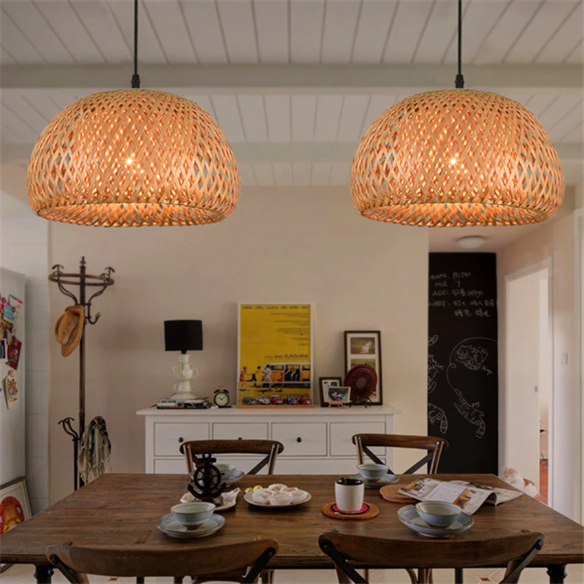 Vintage Bamboo LED Pendant Lamp Weaving Bamboo Nest Nest Antique Pendant Lights Lanterns Living Room Hotel Restaurant Aisle Lamp
Vintage Bamboo LED Pendant Lamp Weaving Bamboo Nest Nest Antique Pendant Lights Lanterns Living Room Hotel Restaurant Aisle Lamp