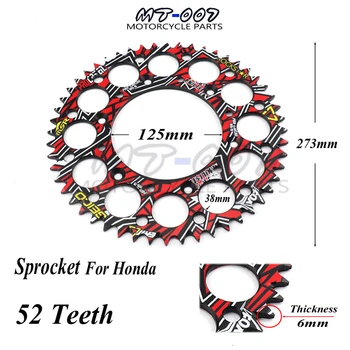 52T high Quality Dirt Bike Chain Sprocket 7075 Cnc Aluminum 52 teeth Light Weight For Honda Motocross Modify
52T high Quality Dirt Bike Chain Sprocket 7075 Cnc Aluminum 52 teeth Light Weight For Honda Motocross Modify