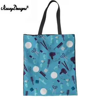 Canvas Tote Ladies Beach Bag Fashion Shopping Bag for Girls Linen Shoulder Handbag Cartoon Barber Print Handbags Women
Canvas Tote Ladies Beach Bag Fashion Shopping Bag for Girls Linen Shoulder Handbag Cartoon Barber Print Handbags Women
