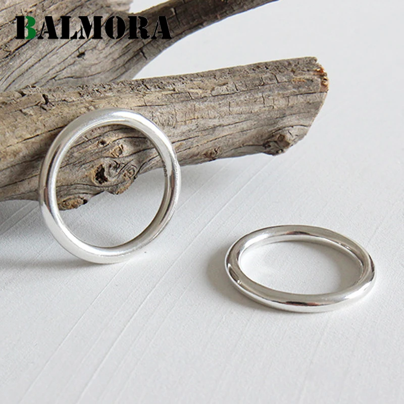 BALMORA 100% Real 990 Pure Silver Rings for Women Silver Ring Glossy Simple Fashion Jewelry US Size 4.5-10.5 Anillos HFYR003
BALMORA 100% Real 990 Pure Silver Rings for Women Silver Ring Glossy Simple Fashion Jewelry US Size 4.5-10.5 Anillos HFYR003