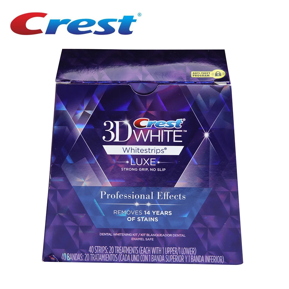 Бренд Crest 3D White LUXE Professional Effects зубные Whitestrips оригинальный гигиена полости рта