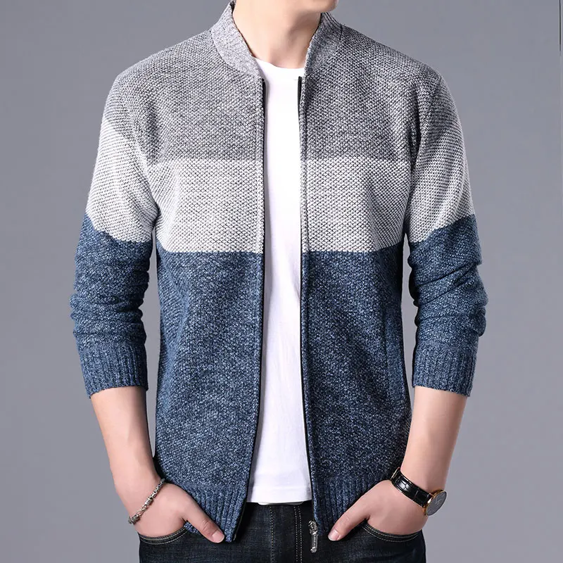 2019 Autumn Winter Fashion Mens Sweaters Patchwork Knitted Cardigan Knitting Brand Clothing Man's Knitwear Sweatercoats Tops
2019 Autumn Winter Fashion Mens Sweaters Patchwork Knitted Cardigan Knitting Brand Clothing Man's Knitwear Sweatercoats Tops