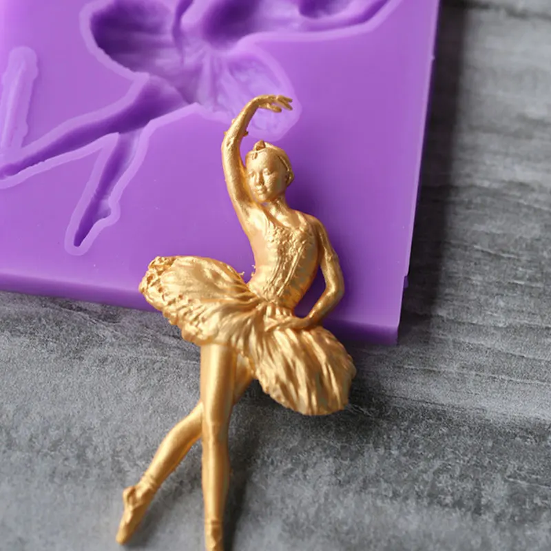 Ballerina Ballet Dancer Silicone Mould, Sugarcraft, Cake Toppers, Chocolate Fimo, random colors
Ballerina Ballet Dancer Silicone Mould, Sugarcraft, Cake Toppers, Chocolate Fimo, random colors