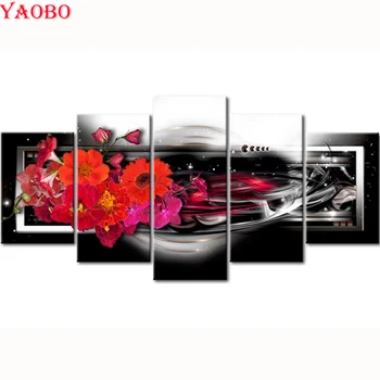 5pcs Full Square/Round Drill 5D DIY Diamond Painting "Orchid peony lily" Multi-picture Combination 3D Embroidery Mosaic Decor
5pcs Full Square/Round Drill 5D DIY Diamond Painting "Orchid peony lily" Multi-picture Combination 3D Embroidery Mosaic Decor