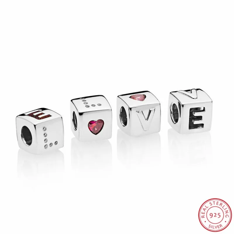 Silver 925 Love Dice Charm Stone-studded L Heart O Raised V Cut-out E Fit Pandora Bracelet DIY Women Jewelry Making FL900
Silver 925 Love Dice Charm Stone-studded L Heart O Raised V Cut-out E Fit Pandora Bracelet DIY Women Jewelry Making FL900
