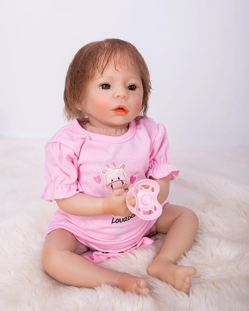 48cm Reborn Babies Silicone Dolls bebe alive menina 100% safe stylish toddler dolls kids Xmas birthday brinquedos
48cm Reborn Babies Silicone Dolls bebe alive menina 100% safe stylish toddler dolls kids Xmas birthday brinquedos
