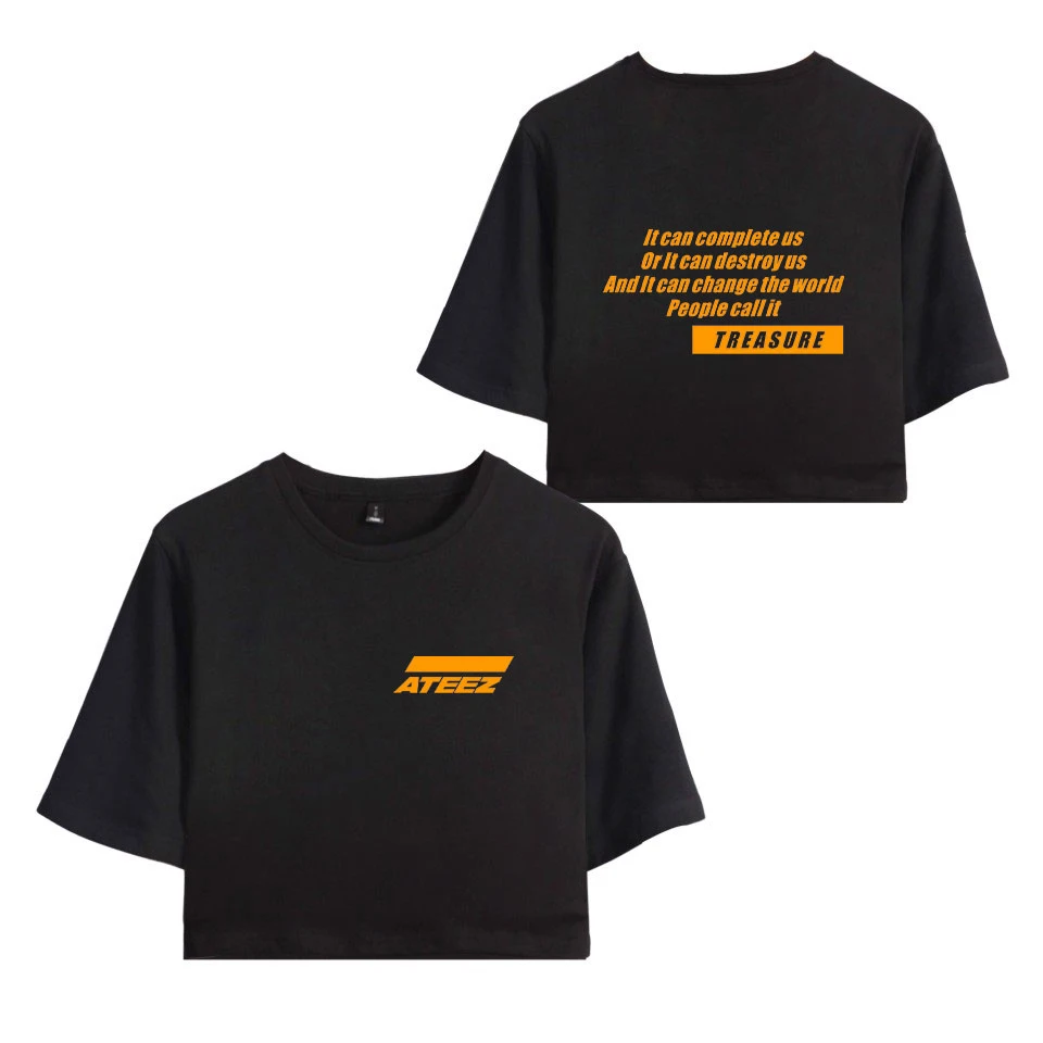 ATEEZ Tops Crops Women Sexy Navel Printed Summer Shorts T-shirt Women Sexy Pop Clothes 2019 Hot Sale Casual Harajuku Crop
ATEEZ Tops Crops Women Sexy Navel Printed Summer Shorts T-shirt Women Sexy Pop Clothes 2019 Hot Sale Casual Harajuku Crop