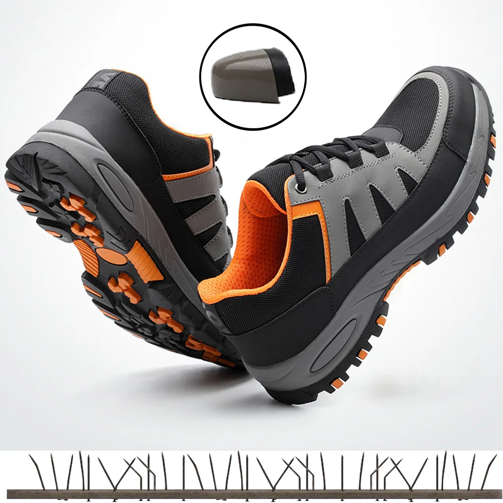 Men's safety shoes Steel Toe Cap Working Shoes Men Outdoor Boots Breathable sports indestructible Sneakers hiking Shoes for man
Men's safety shoes Steel Toe Cap Working Shoes Men Outdoor Boots Breathable sports indestructible Sneakers hiking Shoes for man