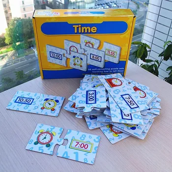 Candice guo Montessori toy intelligence paper puzze time shape match game clock number baby birthday gift christmas present 1set 
Candice guo Montessori toy intelligence paper puzze time shape match game clock number baby birthday gift christmas present 1set
