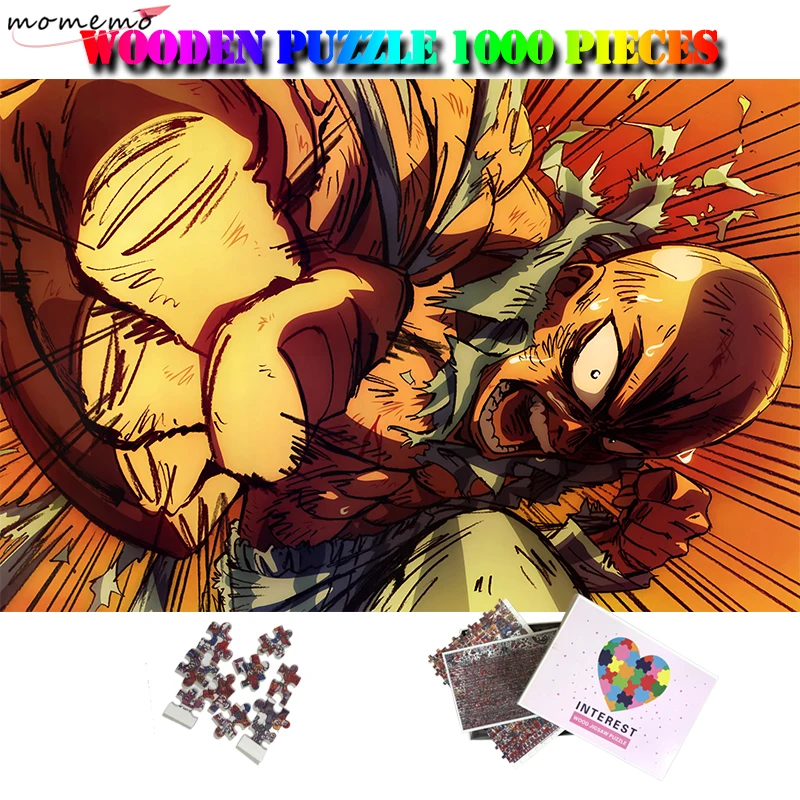 MOMEMO One Punch Man 1000 Pieces Cartoon Puzzle Toy Wooden Anime Saitama Jigsaw Puzzle Customized Adult 1000 Pieces Plane Puzzle
MOMEMO One Punch Man 1000 Pieces Cartoon Puzzle Toy Wooden Anime Saitama Jigsaw Puzzle Customized Adult 1000 Pieces Plane Puzzle