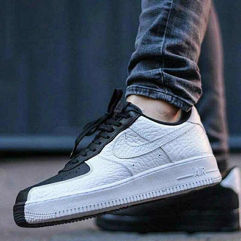 air force 1 low split white black