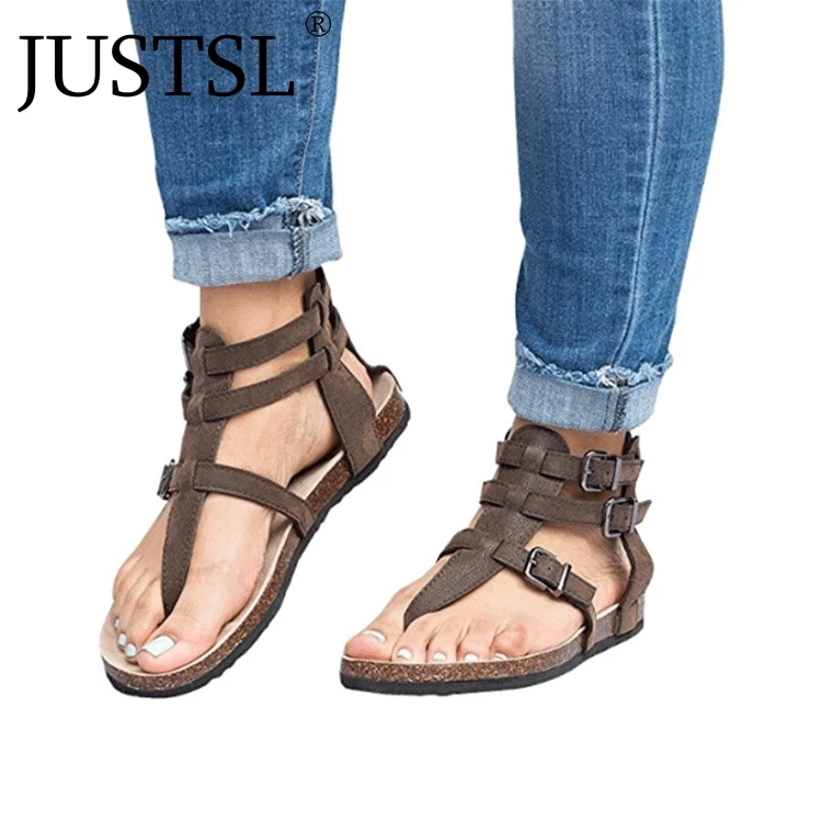 JUSTSL New Arrive Women Sandals Gladiator Summer Women Shoes Plus Size Flats Sandals Shoes For Women Casual Rome Style Sandalias
JUSTSL New Arrive Women Sandals Gladiator Summer Women Shoes Plus Size Flats Sandals Shoes For Women Casual Rome Style Sandalias