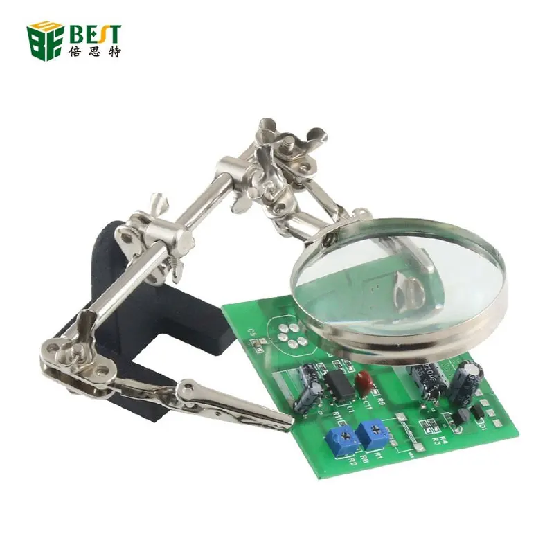 BEST 168Z Adjustable Zoom Magnification Magnifying Glasses With clips for Cell Phone SMD Electronic Maintenance Repair Tools
BEST 168Z Adjustable Zoom Magnification Magnifying Glasses With clips for Cell Phone SMD Electronic Maintenance Repair Tools