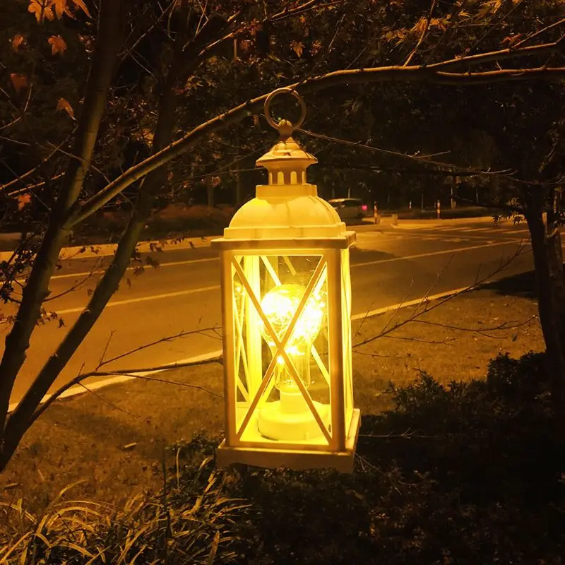 14" Tall Decorative Candle/Bulb Lantern LED Copper Wire String Light Hanging Lamp For Courtyard Event Outdoor Party Decor
14" Tall Decorative Candle/Bulb Lantern LED Copper Wire String Light Hanging Lamp For Courtyard Event Outdoor Party Decor