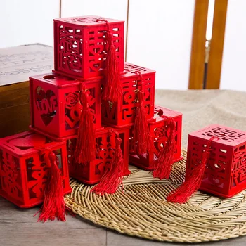 600pcs Wood Chinese Double Happiness Wedding Favor Boxes Candy Box Chinese Red Classical Sugar Case With Tassel
600pcs Wood Chinese Double Happiness Wedding Favor Boxes Candy Box Chinese Red Classical Sugar Case With Tassel