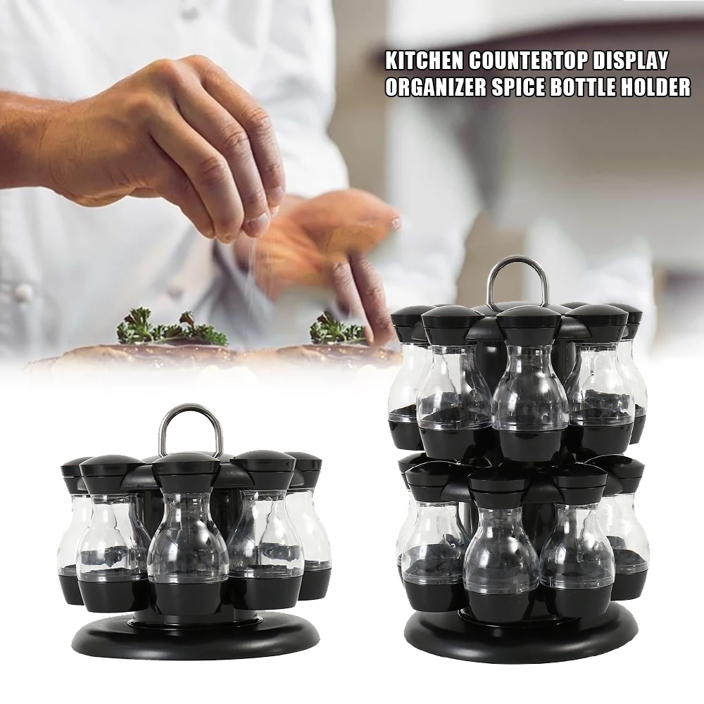 1 Layer/2 Layers 360 Rotating Spice Jar Rack Kitchen Countertop Display Organizer Bottle Holder Stand Shelf Jars
1 Layer/2 Layers 360 Rotating Spice Jar Rack Kitchen Countertop Display Organizer Bottle Holder Stand Shelf Jars