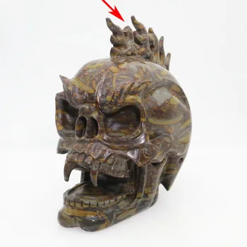 6.02" 1792g,BAMBOO JASPER Carved Crystal Skull Crystal Realistic Healing Furnishing Articles Figurine TE92
6.02" 1792g,BAMBOO JASPER Carved Crystal Skull Crystal Realistic Healing Furnishing Articles Figurine TE92