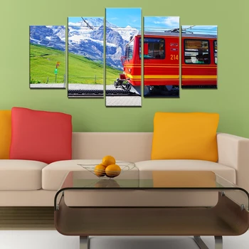 European Retro Tram Landscape Picture Giclee Printed 5 Piece Poster Modern Home Decor Canvas Painting for Office Room Wall Decor
European Retro Tram Landscape Picture Giclee Printed 5 Piece Poster Modern Home Decor Canvas Painting for Office Room Wall Decor
