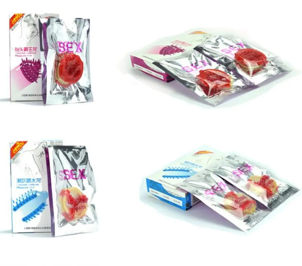 Точечно-ребристые презервативы 