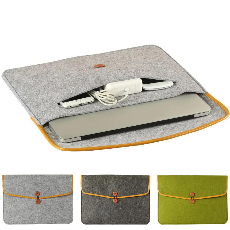 Felt Sleeve Laptop Case Cover Bag for Apple MacBook Air Pro 11inch/ 12inch/ 13inch/ 15inch Q99 DJA99
Felt Sleeve Laptop Case Cover Bag for Apple MacBook Air Pro 11inch/ 12inch/ 13inch/ 15inch Q99 DJA99