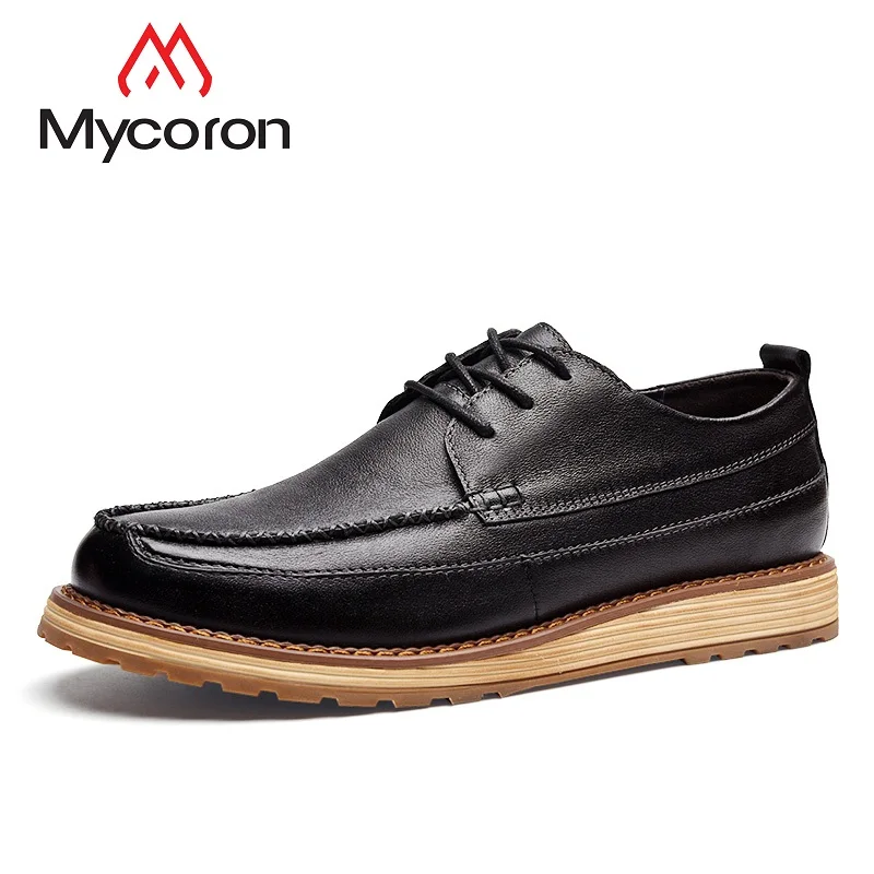 Mycoron Luxury Fashion Brand Breathable 100% Genuine Leather Men'S Lace-Up Casual Shoes Male Flat Rubber Bottom Casual Shoes
Mycoron Luxury Fashion Brand Breathable 100% Genuine Leather Men'S Lace-Up Casual Shoes Male Flat Rubber Bottom Casual Shoes
