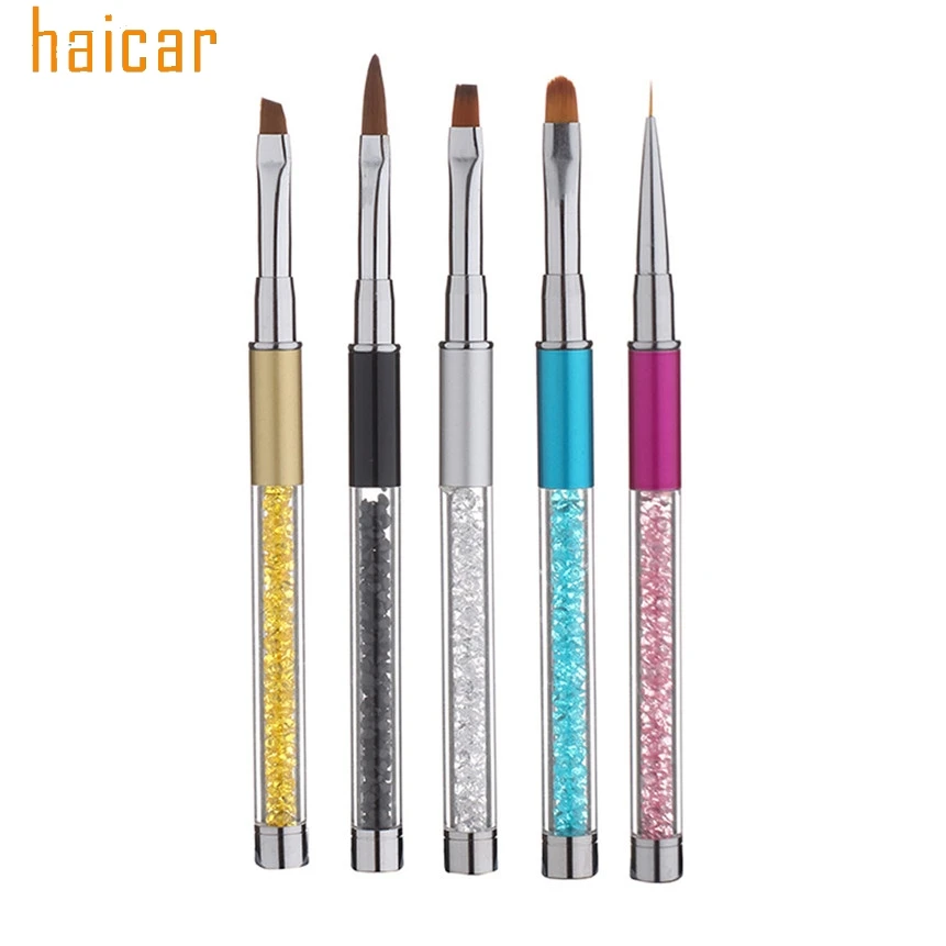 HAICAR Love Beauty Female 5pcs/set Crystal Nail Brushes Painting Polishing Drawing Lining Nail Art Pen Brush 161122Drop Shipping
HAICAR Love Beauty Female 5pcs/set Crystal Nail Brushes Painting Polishing Drawing Lining Nail Art Pen Brush 161122Drop Shipping