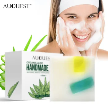 Organic AuQuest Aloe Vera Face Wash Soap Handmade Vegan Face Cleaner Bioactive Pregnancy Women Beauty Body Skin Face Care TSLM1
Organic AuQuest Aloe Vera Face Wash Soap Handmade Vegan Face Cleaner Bioactive Pregnancy Women Beauty Body Skin Face Care TSLM1